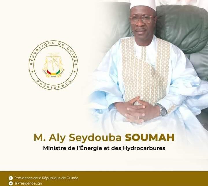 Biographie de Aly Seydouba Soumah, ministre de l’Énergie