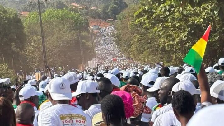 Le CNRD en pré campagne à Boké