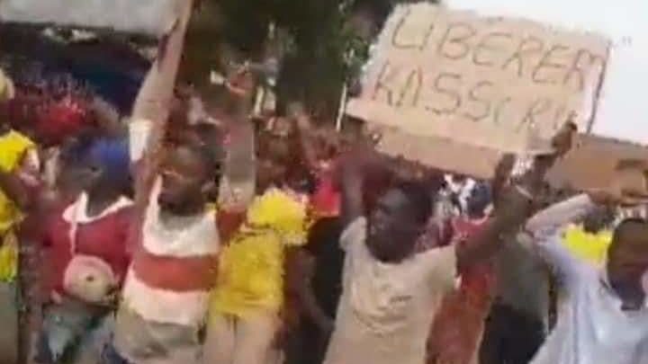 Manifestation de soutien à Kassory Fofana à Forecariah