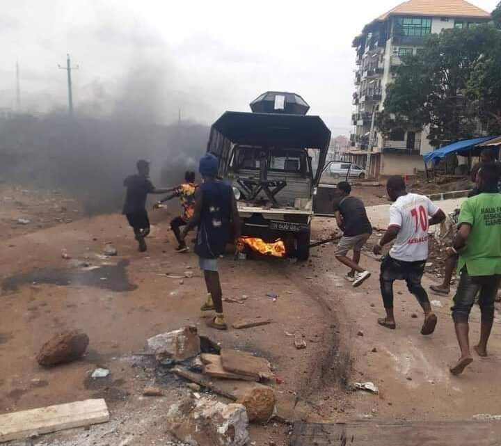 Guinée: des heurts en marge d’une manifestation interdite du FNDC