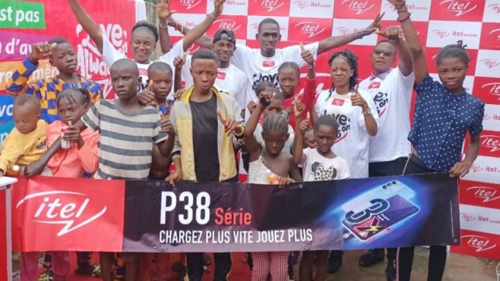 Kindia : L’orphelinat Espoir des Enfants reçoit des dons de la part de l’entreprise itel mobile