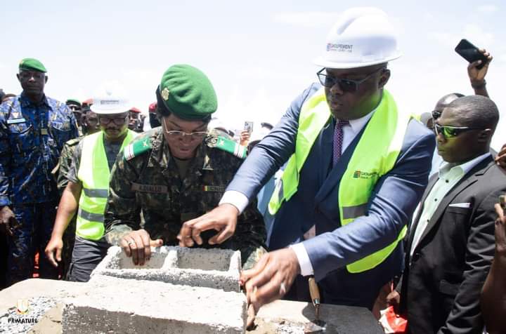 LANCEMENT DE LA CONSTRUCTION DU SIEGE DE LA CAISSE NATIONALE DE PREVOYANCE SOCIALE