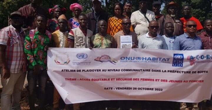 Dubréka : Plaidoyer pour l’accès sécurisé aux femmes et aux jeunes au foncier
