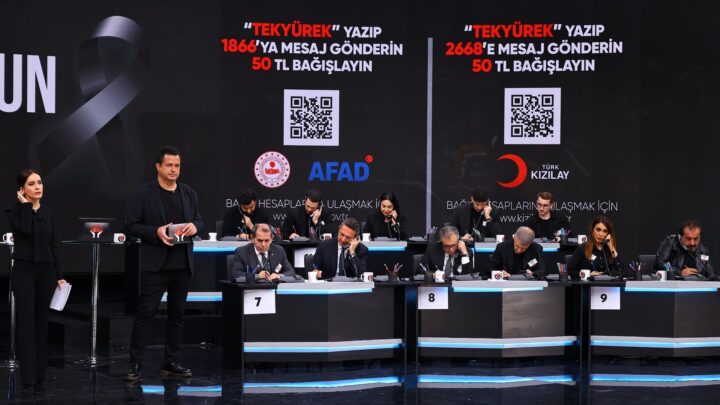 Turquie: un téléthon récolte plus de 5 milliards d’euros pour les victimes des séismes