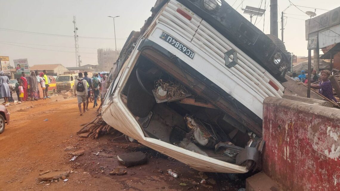 Kindia : un accident de circulation fait 6 morts