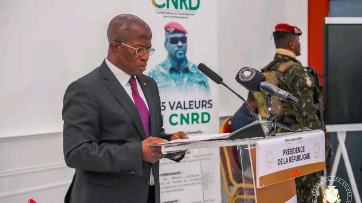 Guinée : Mamadi Doumbouya reçoit le rapport sur l’état de la gouvernance et la reddition des comptes