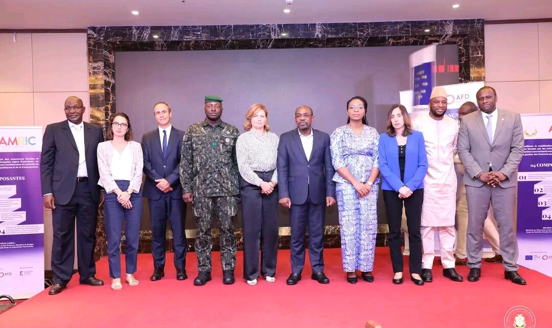 Cérémonie de lancement du Programme d’Appui à la Mobilisation des Ressources Intérieures et aux Corps de Contrôle (AMRIC)