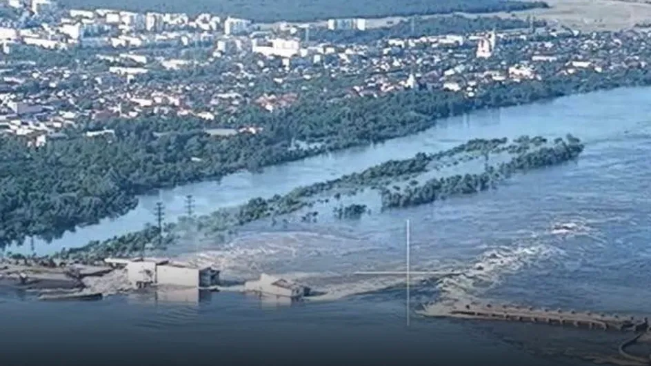 AVANT/APRES. Guerre en Ukraine : découvrez l’ampleur de la destruction du barrage de Kakhovka et de ses conséquences