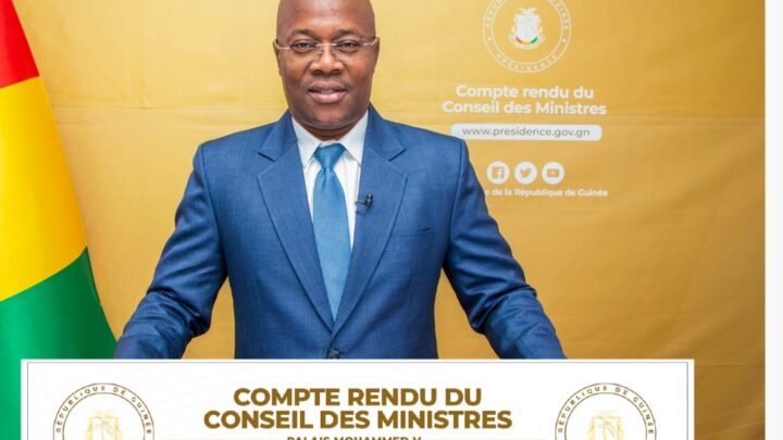 Guinée : compte rendu du conseil des ministres du jeudi 13 juillet 2023