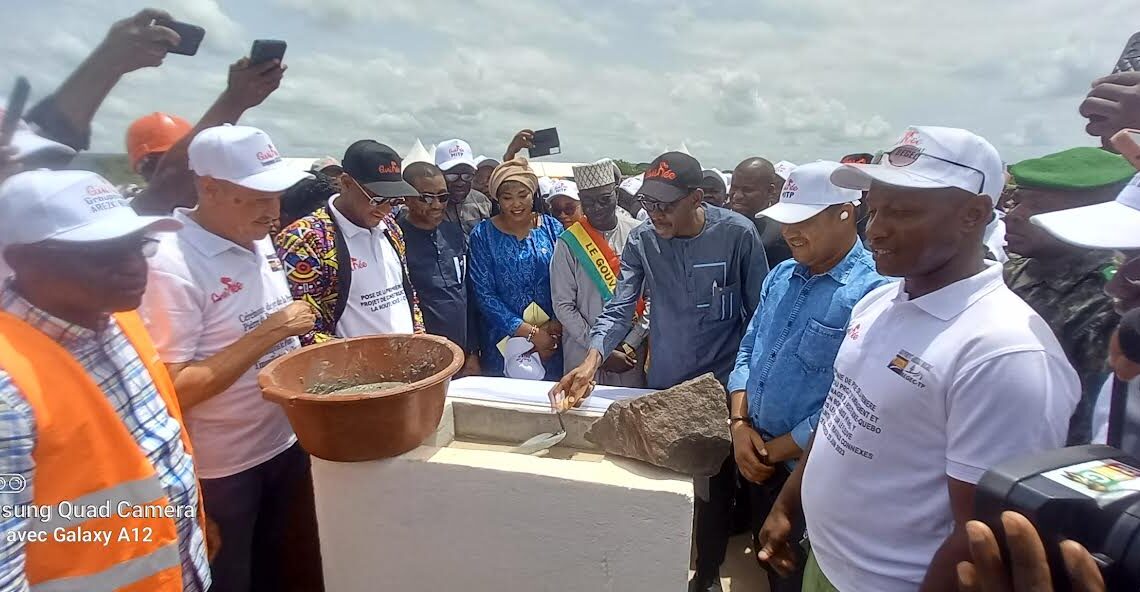 BOKÉ-INFRASTRUCTURES : POSE DE LA PREMIÈRE PIERRE DES TRAVAUX D’AMÉNAGEMENT ET DE BITUMAGE