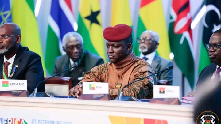Saint-Pétersbourg : le discours du capitaine Ibrahima Traoré du Burkina Faso