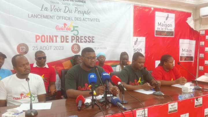 Lancement des activités de Guinée 65: les organisateurs face à la presse