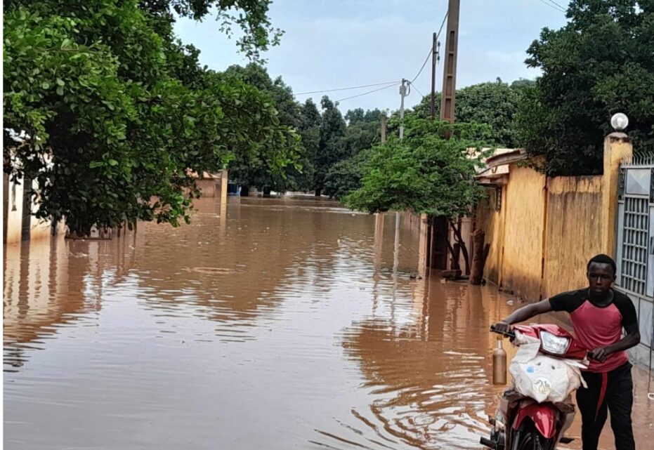 Siguiri : des inondations aux abords du fleuve Nankô