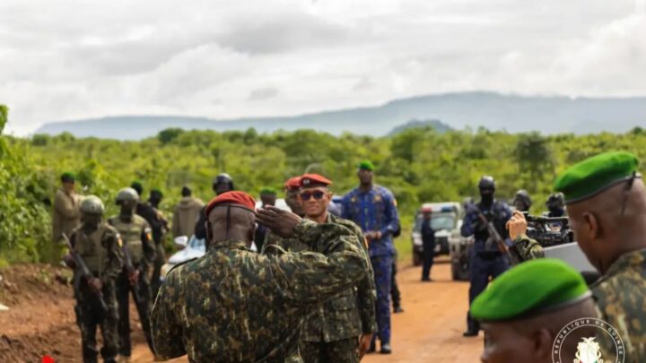Armée : Pose de la Première pierre du Prytanée militaire de Guinée à Kindia