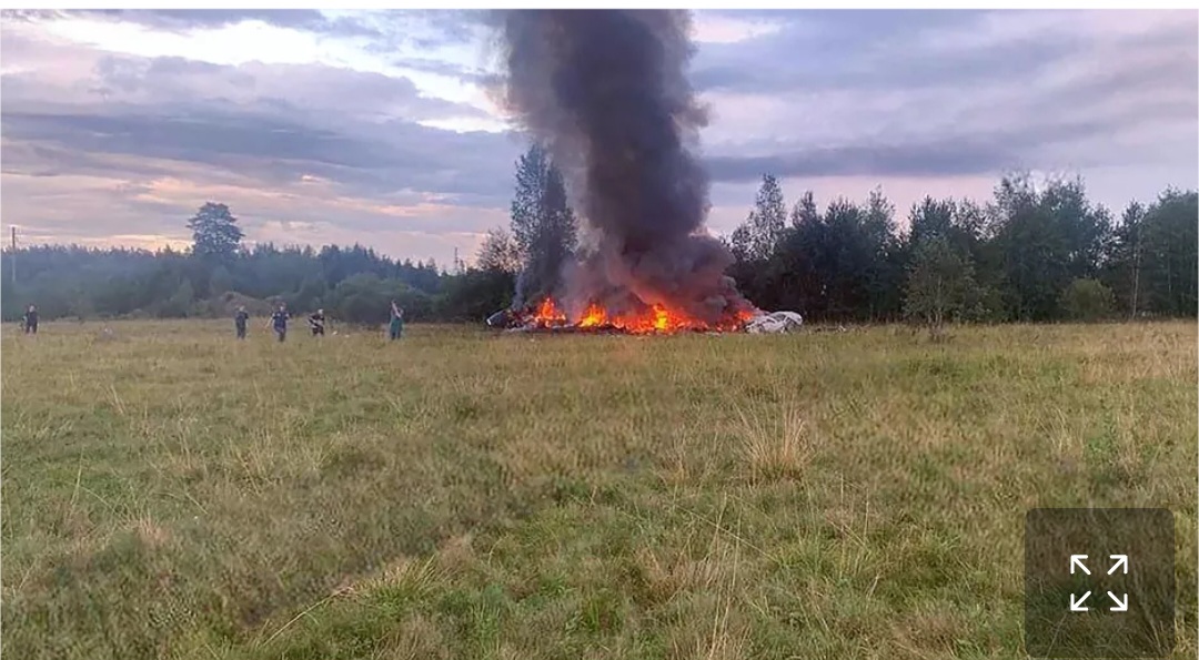 Russie : comment la télévision russe a annoncé le crash de l’avion d’Evguéni Prigojine