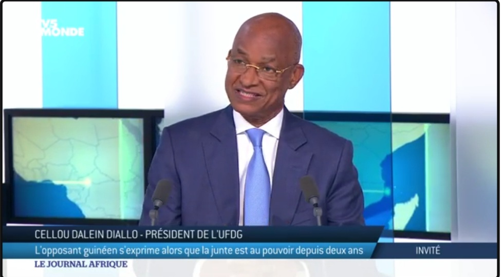 Cellou Dalein Diallo sur la transition Guinéenne septembre ( invité Tv5)