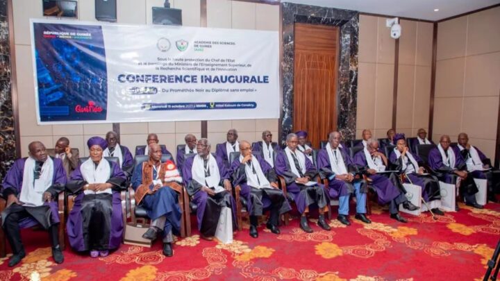 Enseignement supérieur : tenue de la conférence inaugurale de l’académie des sciences de Guinée