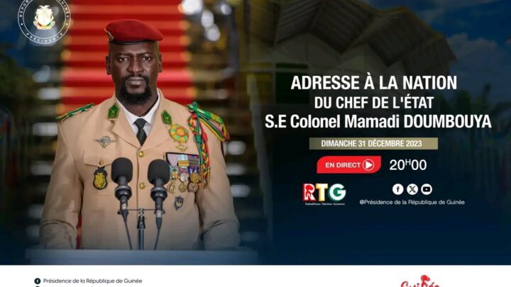 Discours du Nouvel An de Colonel Mamadi Doumbouya