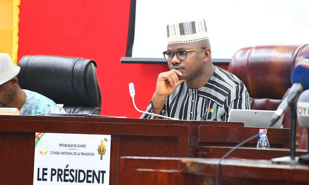 Adoption de la loi portant création des nouvelles communes : discours de Dr Dansa Kourouma,  président du CNT