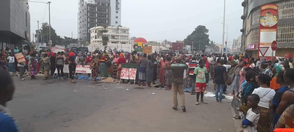 Manifestation de Kaloum : réaction des manifestants