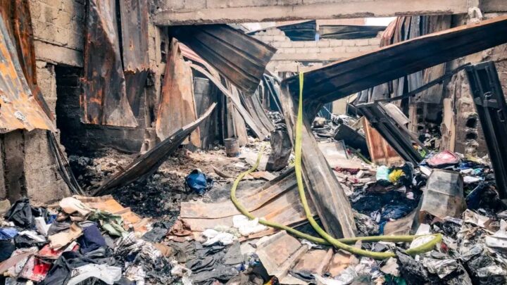 L’ incendie au marché Madina a fait un 5 blessés dont un grave ( gouvernement)
