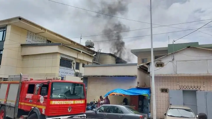 Urgent : incendie au ministère de l’urbanisme