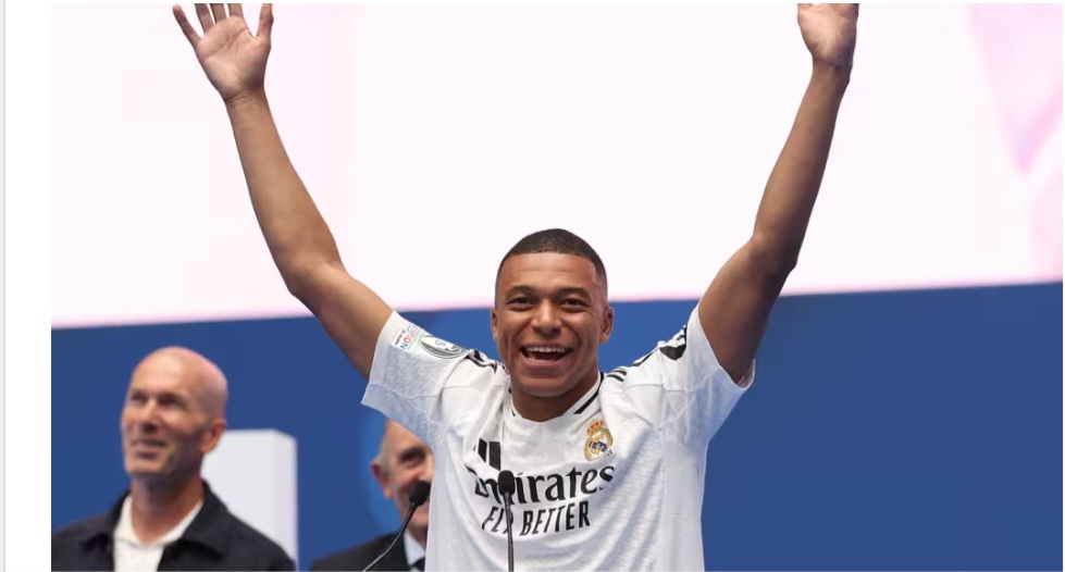 Football : « Je vais donner ma vie pour ce club », promet Kylian Mbappé devant les supporters du Real Madrid