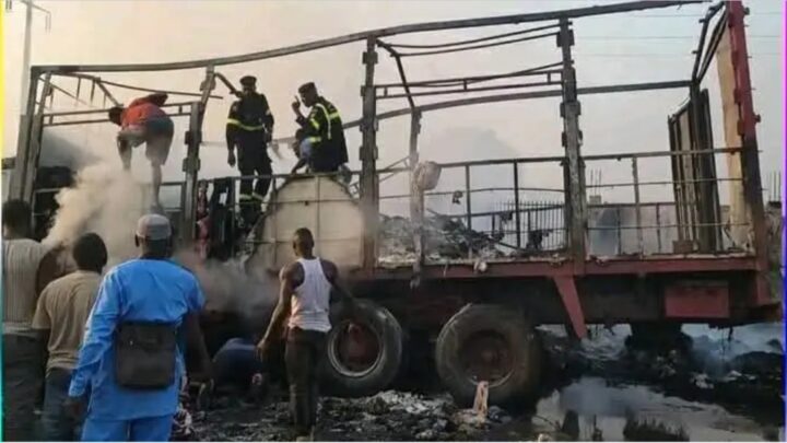 Marché Madina : un incendie cause des dégâts matériels