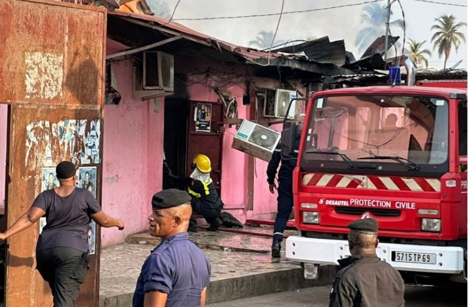 Esplanade du stade du 28 septembre : un incendie fait des dégâts matériels importants