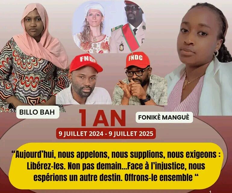 Une année après la disparition de leurs maris , les épouses de Foniké Mengué et Billo ont écrit une lettre ouverte