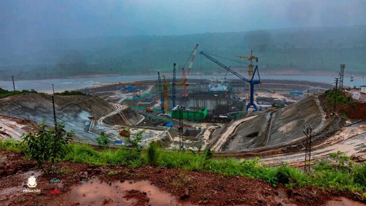 Énergie : Le Premier ministre Amadou Oury Bah salue l’avancement des travaux du barrage d’Amaria