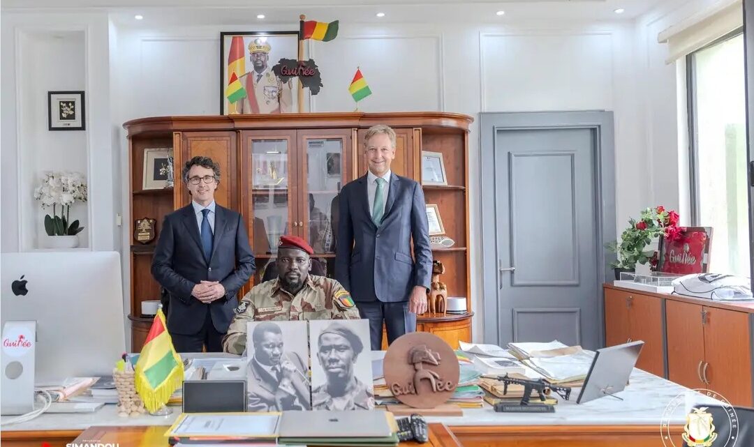 Palais Mohammed V : le nouveau CEO de Rio Tinto reçu par le Général Mamadi DOUMBOUYA