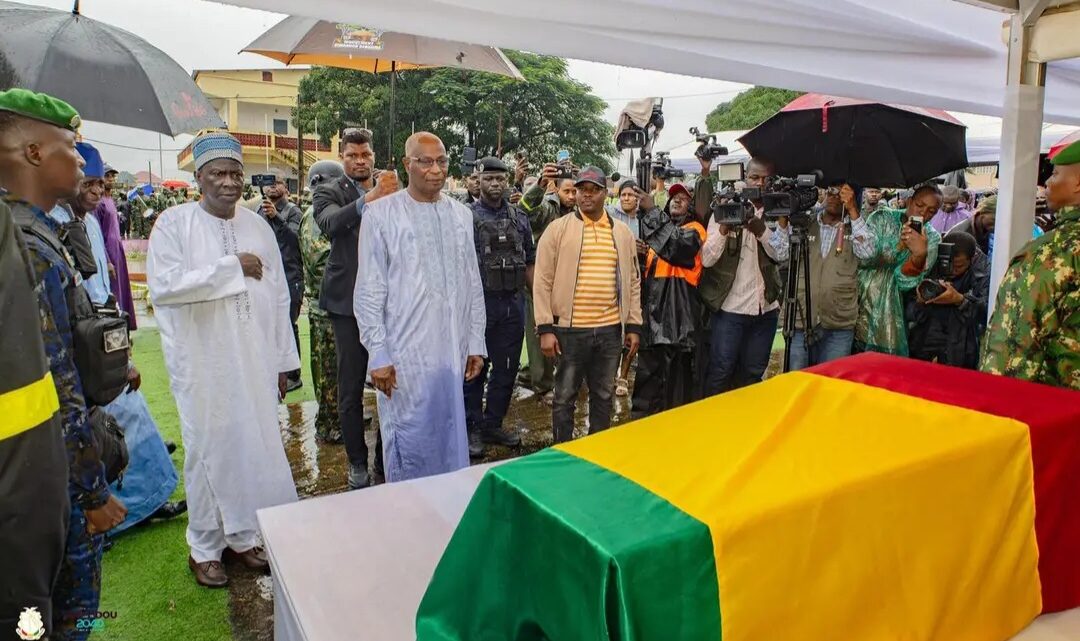 Journée de recueillement national à Manéah : la Guinée rend hommage aux victimes de l’éboulement du 20 août
