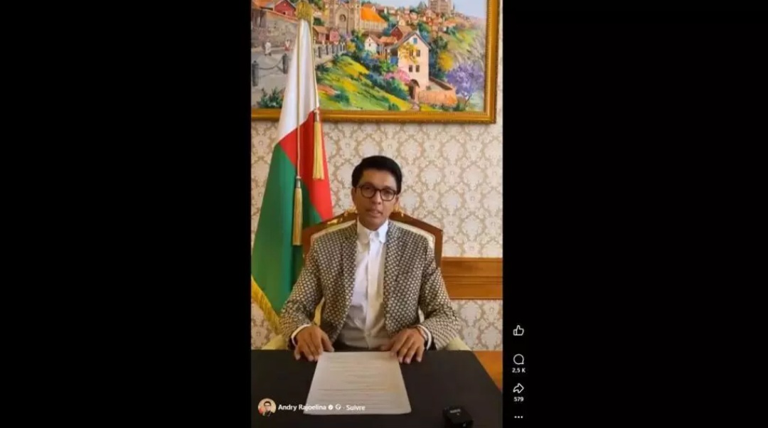 Contestations à Madagascar : Rajoelina accuse des pays et agences de financer le mouvement