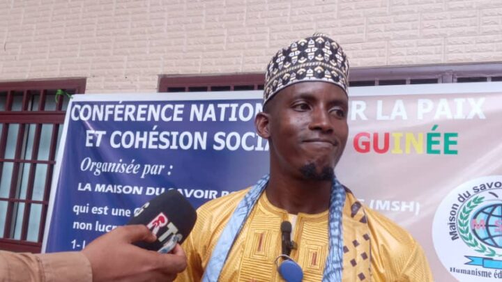 Conférence nationale sur la paix : la MSH plaide pour l’unité et la cohésion sociale en Guinée