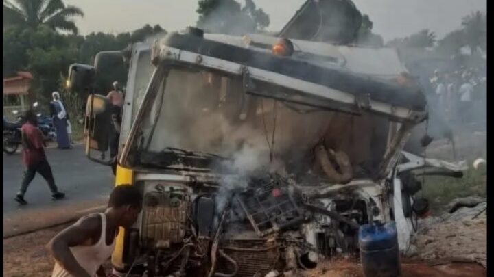 Guinée : Sept morts dans un violent accident sur la route Coyah–Kindia