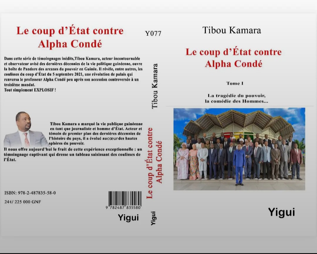 Succès fulgurant du livre explosif de Tibou Kamara en Guinée