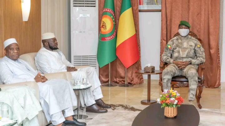 Amara Camara et Morissanda Kouyaté portent les condoléances de la Guinée au Mali