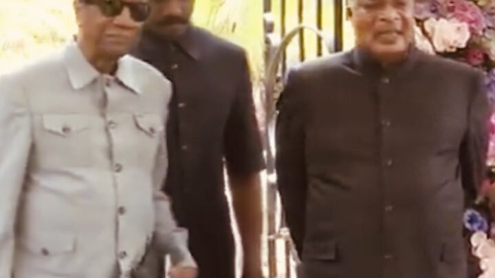 Congo : Alpha Condé réapparaît publiquement aux côtés de Denis Sassou Nguesso à Oyo