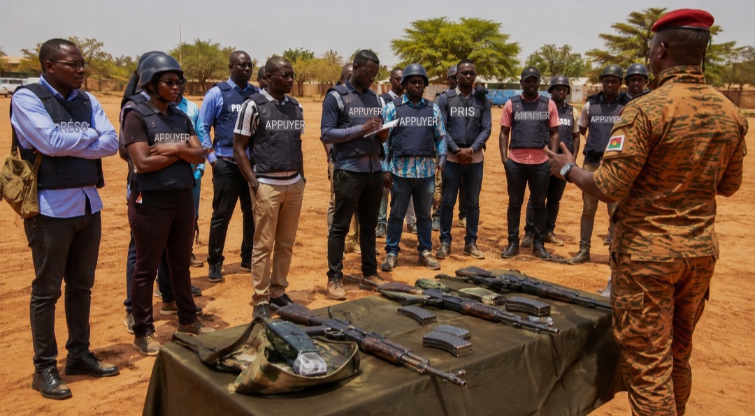 Burkina Faso : 44 journalistes formés militairement dans le cadre d’une « immersion patriotique »