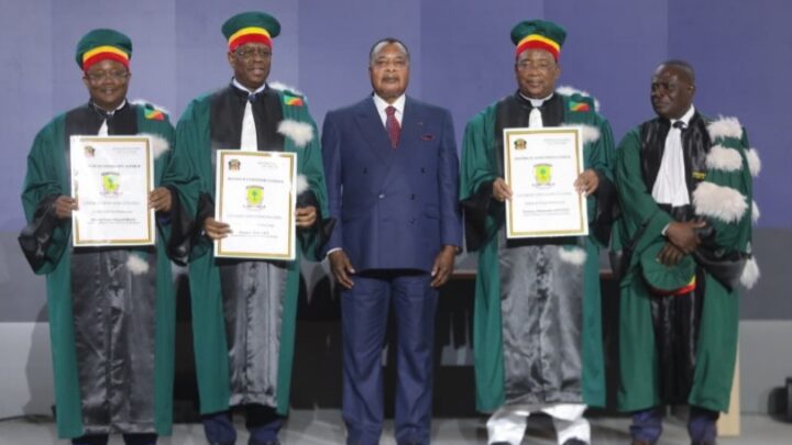 Trois anciens chefs d’État africains décorés docteurs honoris causa au Congo