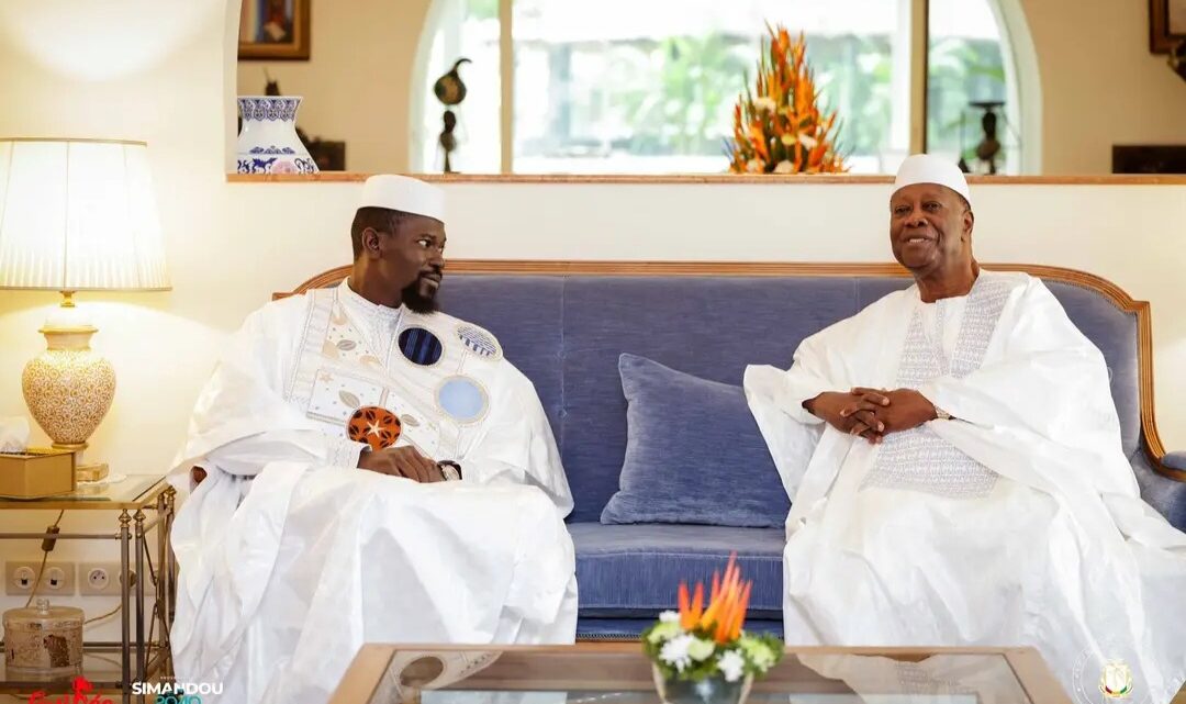 Côte d’Ivoire : Alassane Ouattara reçoit Mamadi Doumbouya pour renforcer la coopération