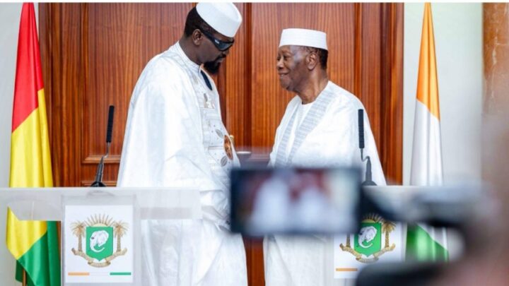 Côte d’Ivoire : Mamadi Doumbouya reçu par Alassane Ouattara à sa résidence